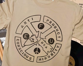 Antiproduct ~ Conscious Minority ~ Metal Punk t-shirt, Organic Fair Wear Certified