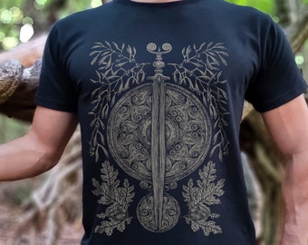 La Tène ~ Celtic Art T-Shirt: Organic Fair Wear Cotton