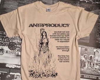 Antiproduct ~ t-shirt (Punk clothes/Punk clothing/Crust t- shirt/Metal/Anarchism/Feminism/Enviromentalism/Political)
