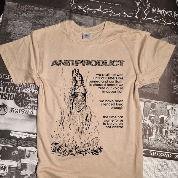 Antiproduct ~ t-shirt (Punk clothes/Punk clothing/Crust t- shirt/Metal/Anarchism/Feminism/Enviromentalism/Political)