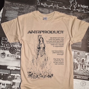 Antiproduct ~ t-shirt (Punk clothes/Punk clothing/Crust t- shirt/Metal/Anarchism/Feminism/Enviromentalism/Political) image 1