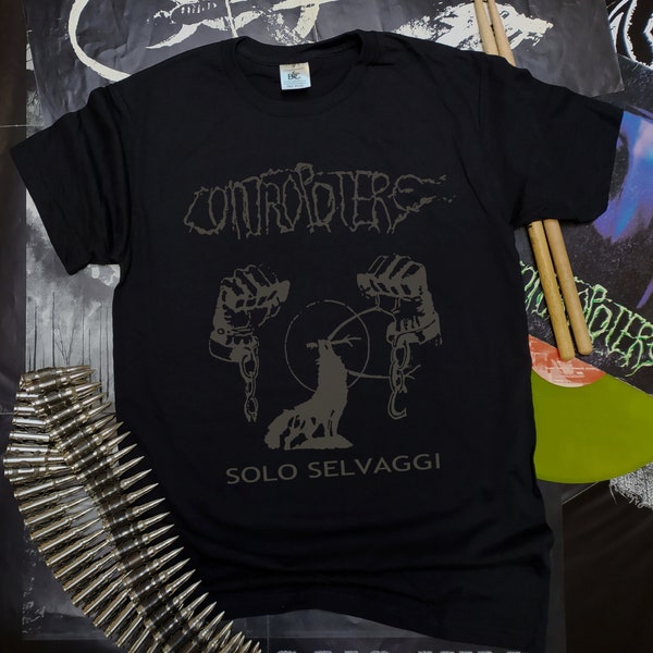 Contropotere ~ dark discharge ink t-shirt (Punk clothes/Punk clothing/Crust t-shirt/Metal/Feminism/Enviromentalism/Political/Amebix)