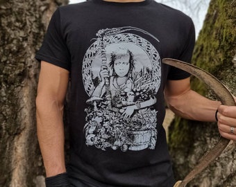 The Harvest ~ t-shirt (Celtic clothes/Celtic shirt/Celtic clothing/Pagan clothes/Pagan clothing/Ogham/Knotwork/Wild/Nature/Celtic art/Vegan)