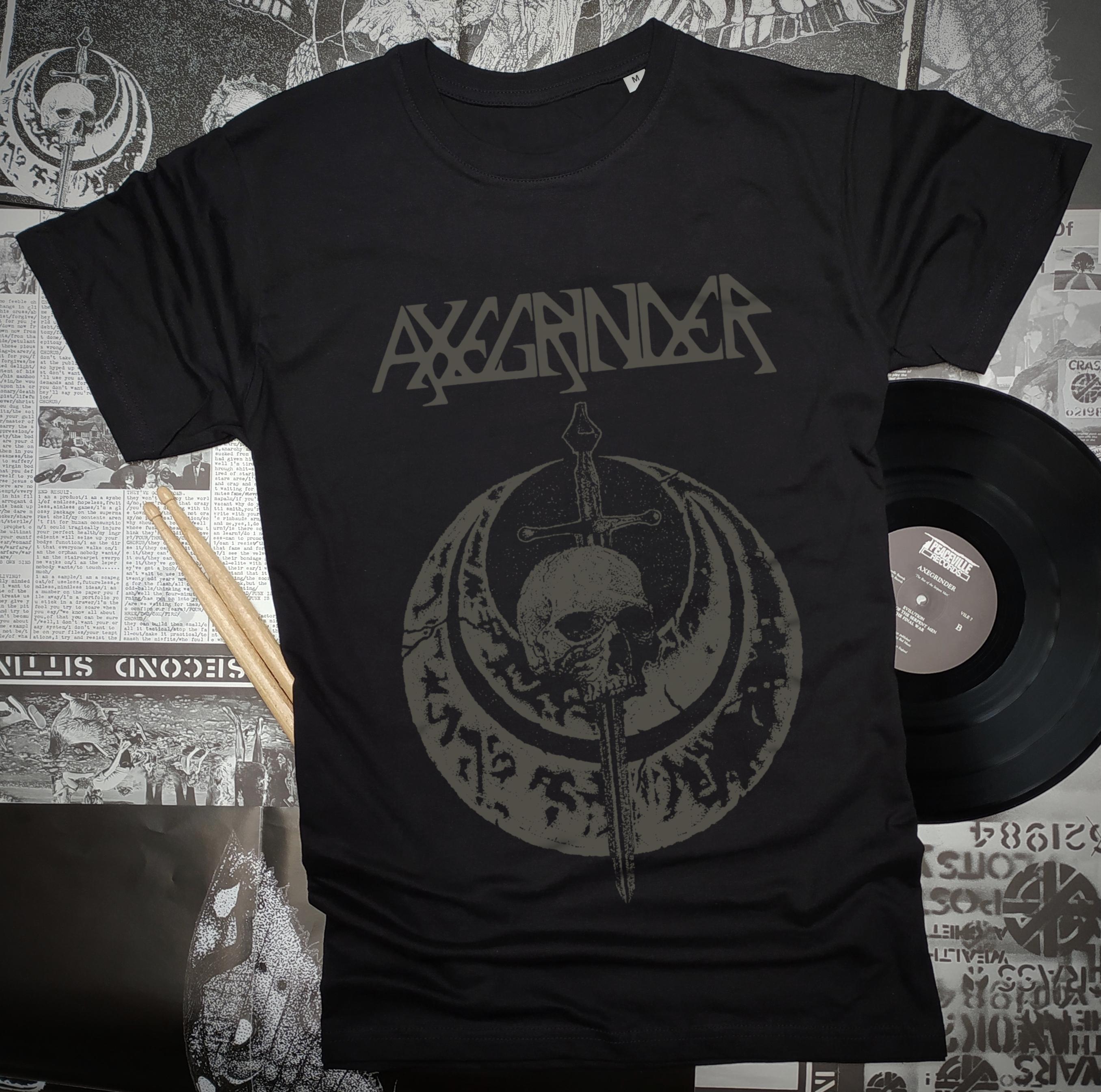 Axegrinder ~ Dark Discharge Ink ~ Organic Fair Wear