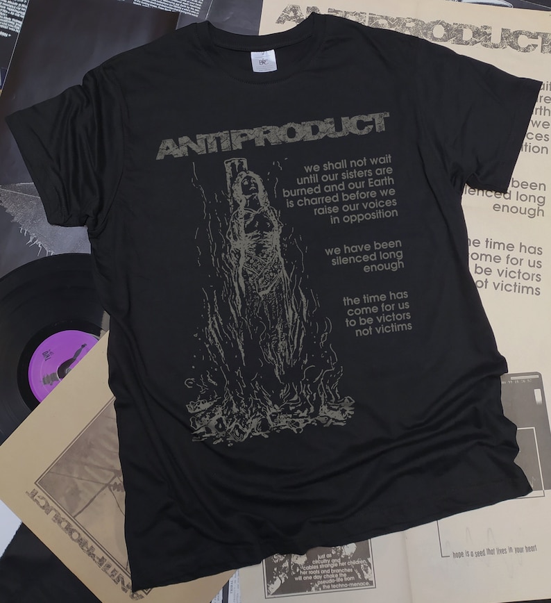 Antiproduct ~ t-shirt (Punk clothes/Punk clothing/Crust t- shirt/Metal/Anarchism/Feminism/Enviromentalism/Political) image 3