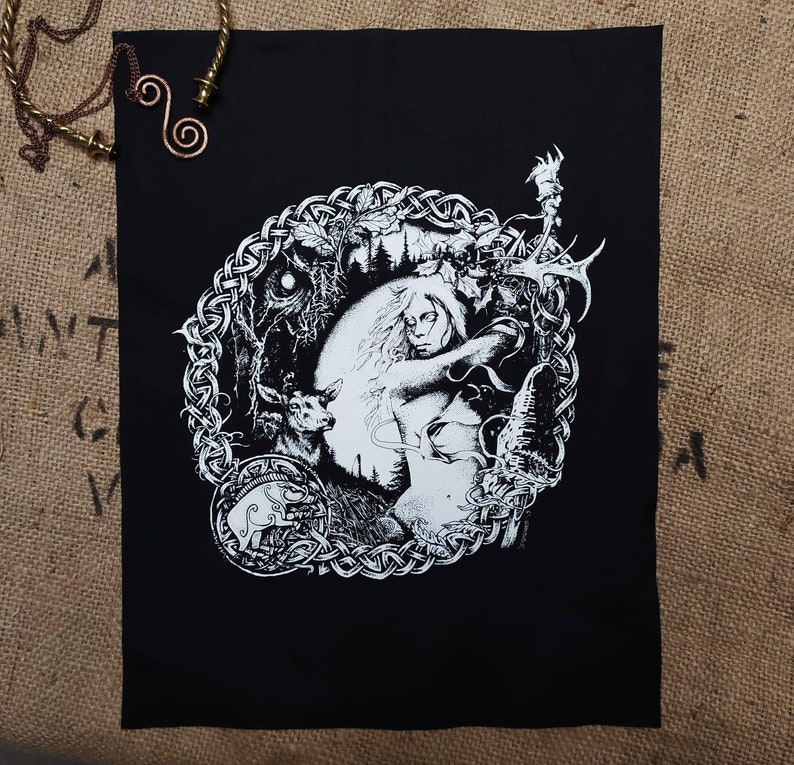 Winter Solstice Backpatch ~ Celtic Knotwork Pagan Art by Sean ...