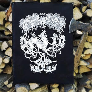 The Binding of Fenrir Backpatch ~ Hand-Pulled Screenprint, Viking Norse Mythology