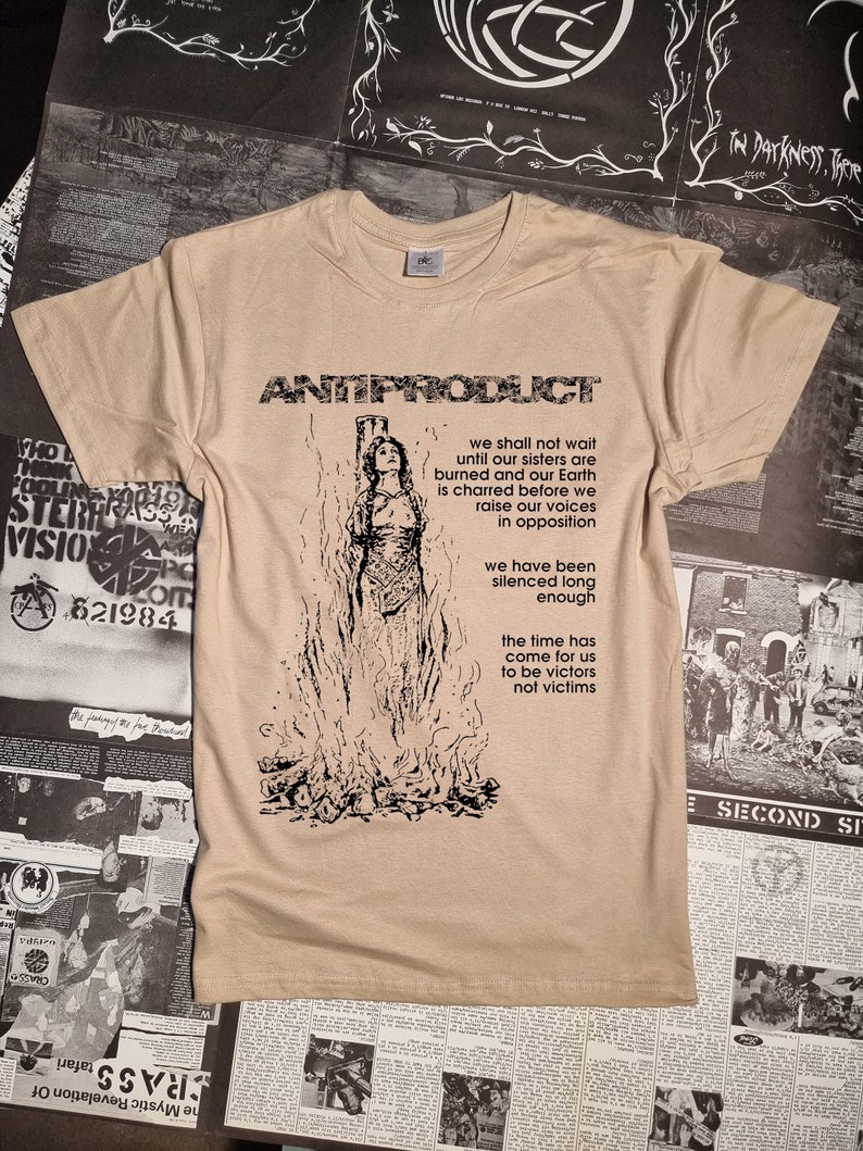Antiproduct ~ t-shirt (Punk clothes/Punk clothing/Crust t- shirt/Metal/Anarchism/Feminism/Enviromentalism/Political) image 1