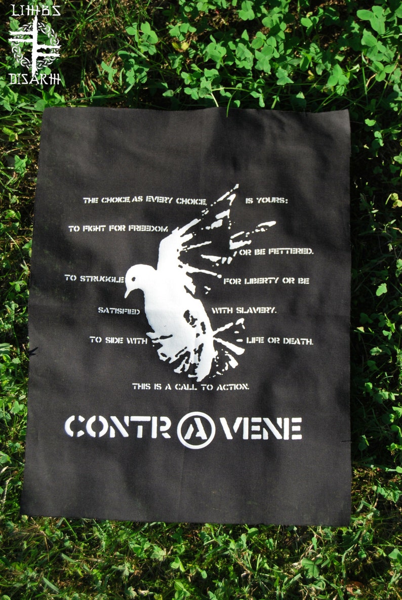 Animal Liberation Front backpatch Punk clothing/Punk | Etsy