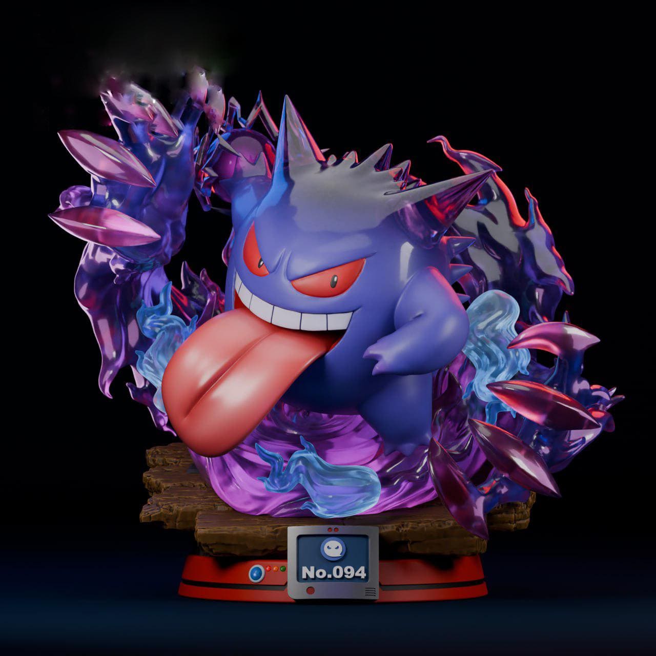 超希少/美品トップ製菓3D ゲンガー 094 のろい Gengar TopSun il_fullxfull.6734733236_9zcn.jpg
