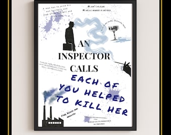An Inspector Calls Display Poster Shakespeare Quotes Classroom  GCSE English Literature Revision