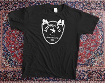 Birds Inspired | Bodega Bay Bird Sanctuary Tee | Alfred Hitchcock