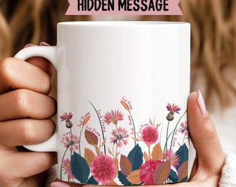 Subtle Anti-Trump Flowers Mug, F*ck Donald Trump Coffee Cup, Anti-Maga Not My President, Gift for Democrat, Feminist Mug, FDT Merch