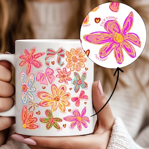 Subtle Anti-Trump Flowers Mug, F*ck Donald Trump Coffee Cup, Anti-Maga Not My President, Gift for Democrat, Feminist Mug, FDT Merch