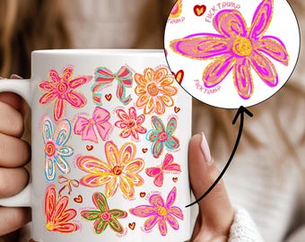 Subtle Anti-Trump Flowers Mug, F*ck Donald Trump Coffee Cup, Anti-Maga Not My President, Gift for Democrat, Feminist Mug, FDT Merch