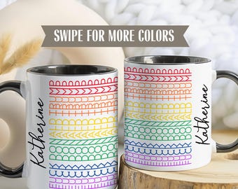 Aangepaste subtiele anti-Trump LGBTQ+-mok, cadeau met verborgen bericht, Anti-Maga Not My President, cadeau voor liberale vrienden, FDT Merch, Pride Gift-mok