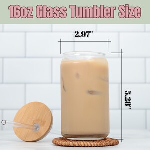 21 Years Old Gift Iced Coffee Cup 21st Birthday Glass Turning 21 Gift With Birthflower Glass Tumbler Twenty First Birthday Glass With Flower image 9