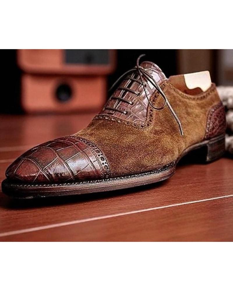 Brown Suede Brogues - Etsy display picture 1