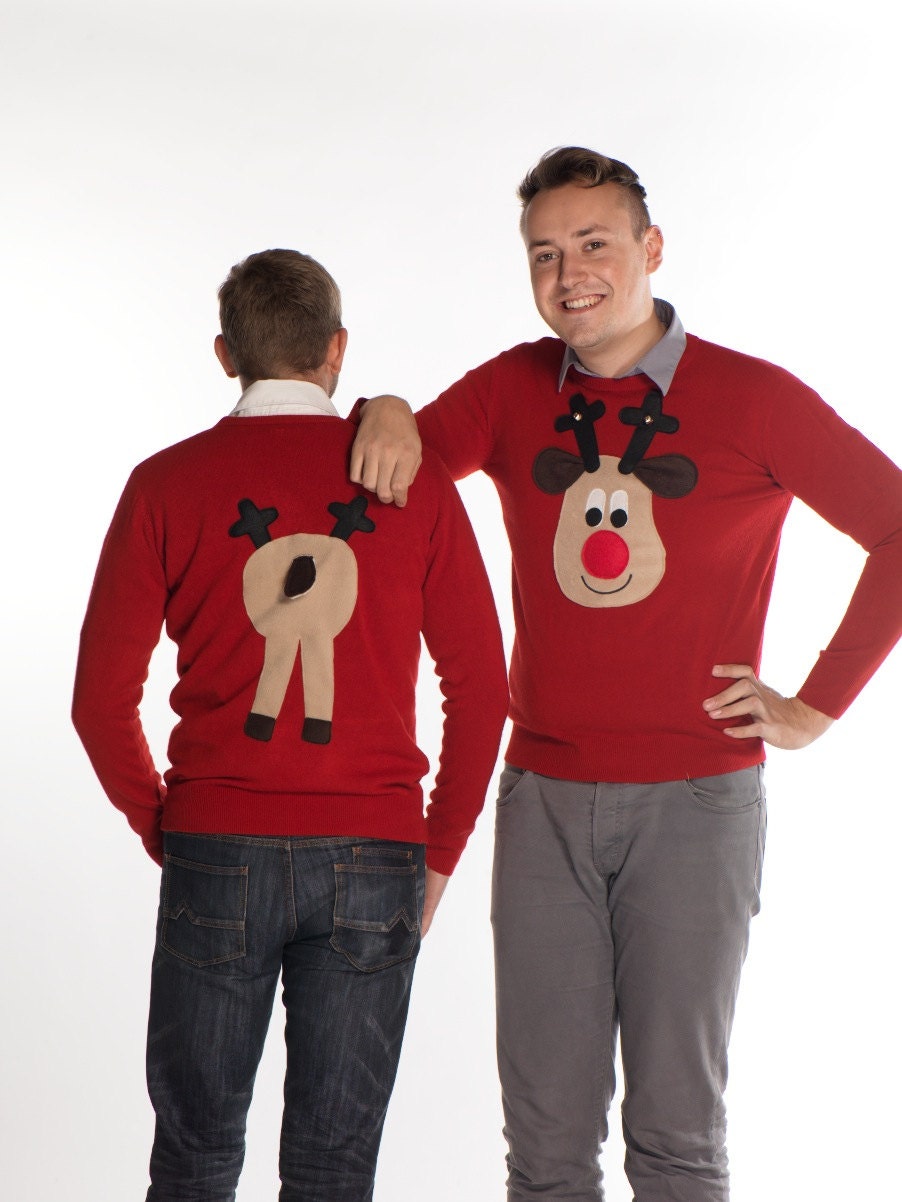 beige christmas jumper