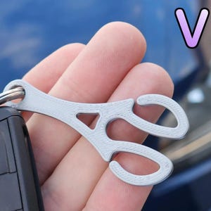 3D Printed Shopping Cart Key V2 - Multi-Colors Available