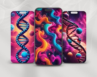 ADN et lumière du soleil – Fonds d'écran de téléphone abstraits et énergiques · Vol. je
