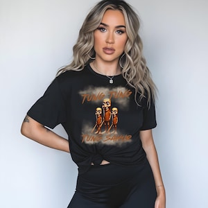 Camiseta con meme de Tung Tung Tung Sahur, divertida, irónica, viral, italiana, rara, divertida.