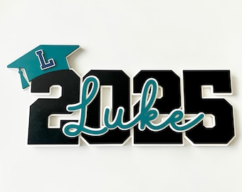 Personalized Graduation Sign | Class of 2026 Party Decor, Senior Name Keepsake