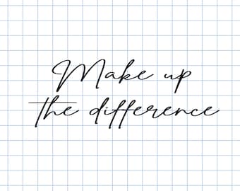 Täck skillnaden i pris