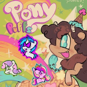 MLP Pony Puffs Sticker Packs