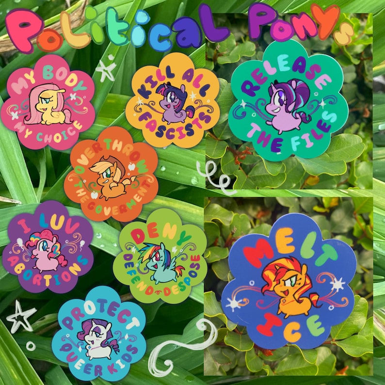 My little Politcal Ponies ( NEW STYLE ) image 1
