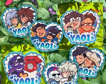 Yaoi Time Stickers | Pack Five
