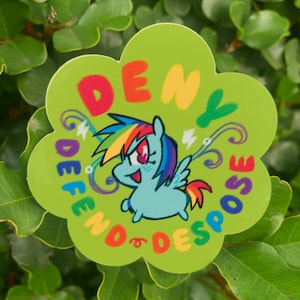 My little Politcal Ponies ( NEW STYLE ) Rainbow Dash