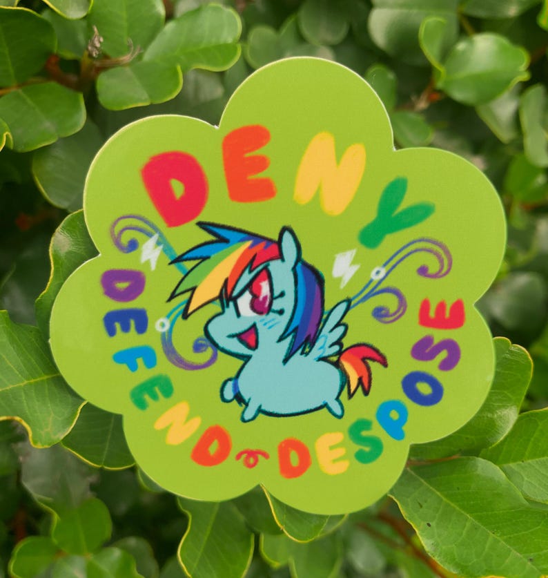 My little Politcal Ponies ( NEW STYLE ) Rainbow Dash