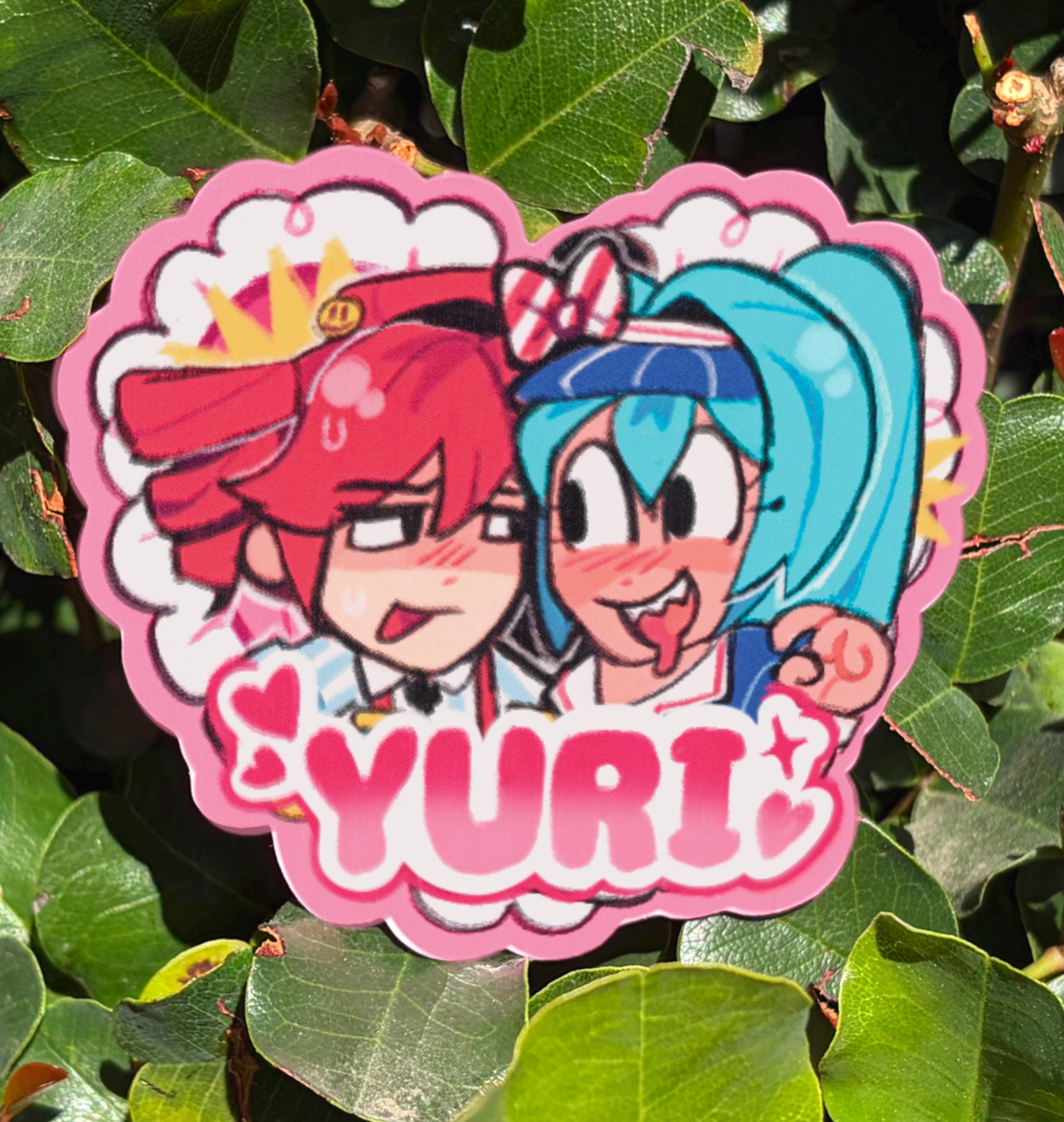 Yuatari Sticky Yuri Time Stickers | Pack Two - Etsy