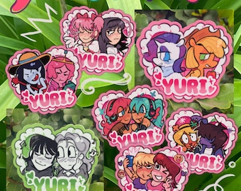 Yuri Time Stickers | Pack One