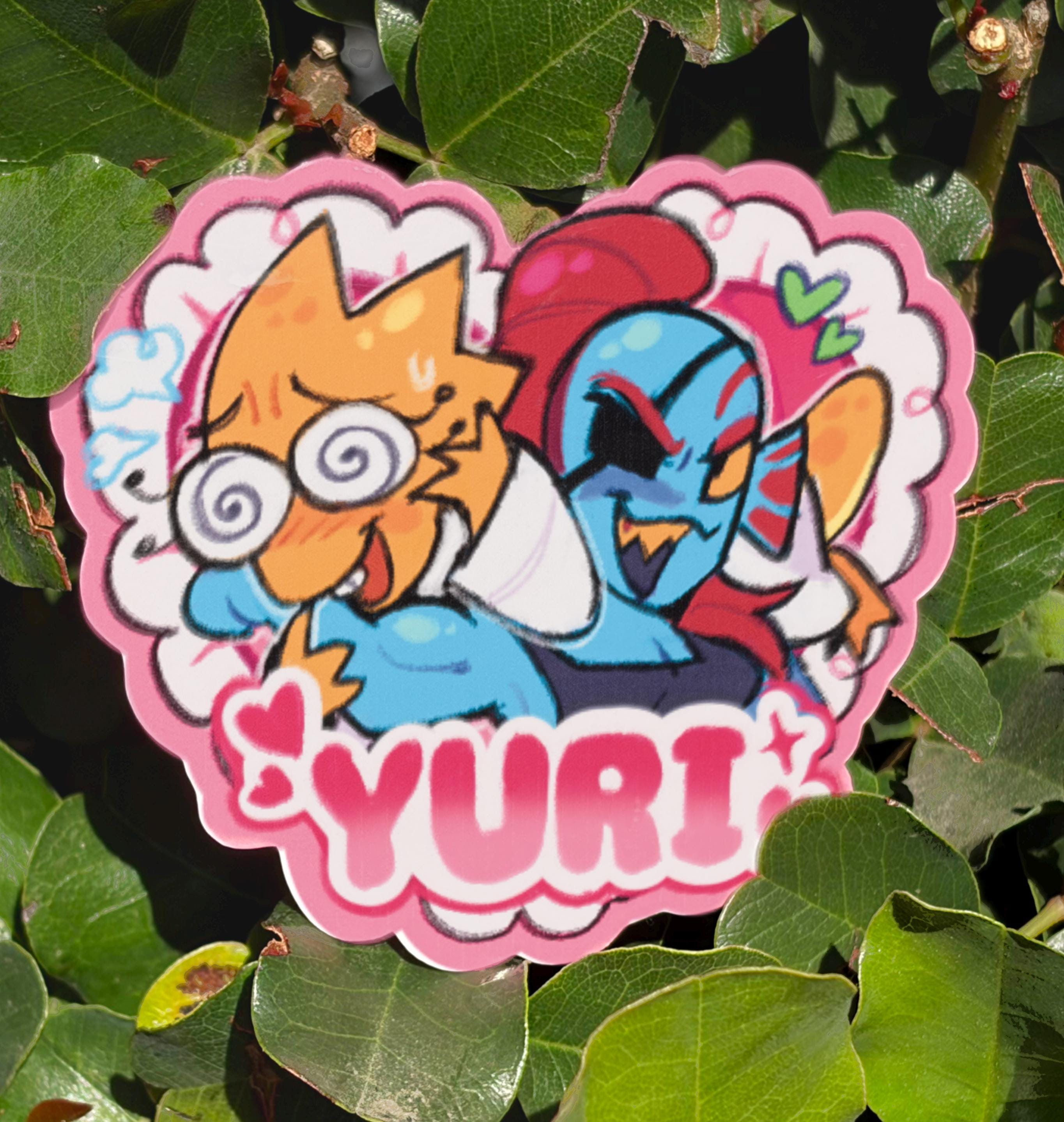 Yuatari Sticky Yuri Time Stickers | Pack Three - Etsy