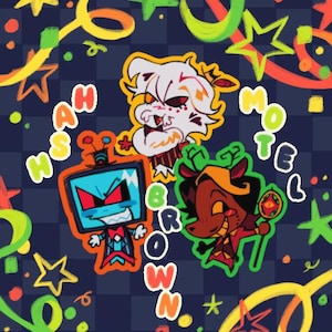 Hazbin Hotel Redesign Stickers!