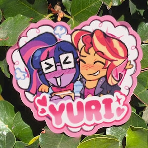 Yuatari Sticky Yuri Time Stickers | Pack Three - Etsy