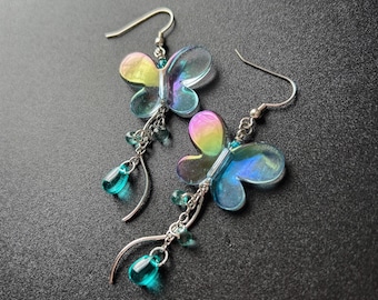 Ichor Blue- Lifeblood Inspired Earrings, Hollow Knight, Silksong