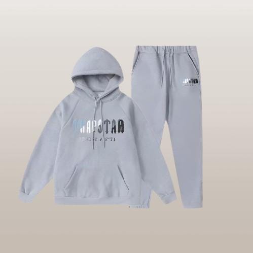 Trapez | UK Streetwear Trainingsanzug | Unisex Modern Pullover Trainingsanzug & Sportlich Pullover Trainingsanzug Set | Schwarzer Trainingsanzug | Grauer Trainingsanzug