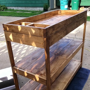 DIY Baby Changing Table Woodworking Plan: Nursery Storage (PDF)