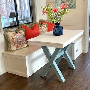 Corner Bench Plan, Kitchen Banquette, Booth and Benches, Breakfast Nook, Banquette Seating, Dinning nook, L shape Bench, Indoor Bench, PDF