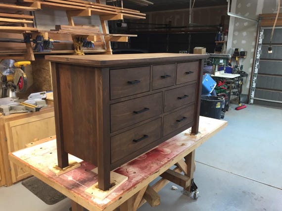 DIY 6-Drawer Dresser Woodworking Plan: 54" Bedroom Furniture (Digital Download)