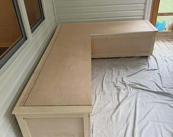 Corner Bench DIY Plan: Kitchen Banquette Seating (PDF)