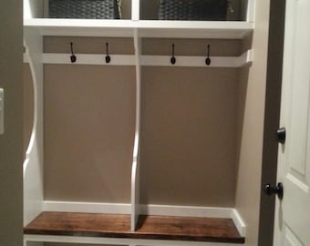 Mudroom Storage Bench Build Plan: Cottage Style (PDF File)
