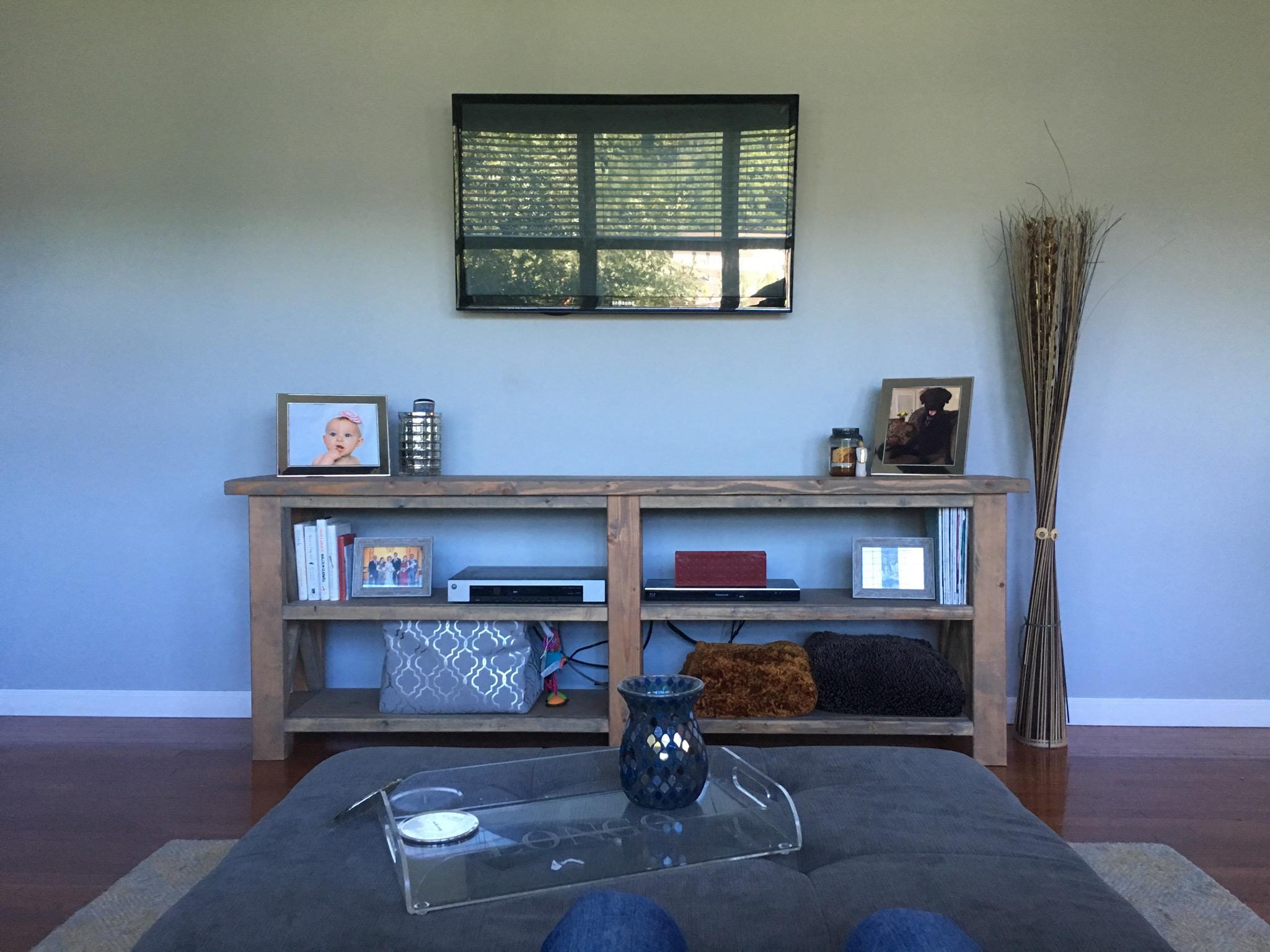 Rustic X Console Table Build Plan: DIY Farmhouse Decor (PDF Pattern) - Etsy
