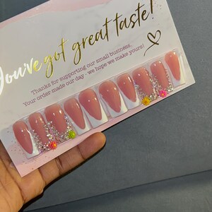 French tip bling