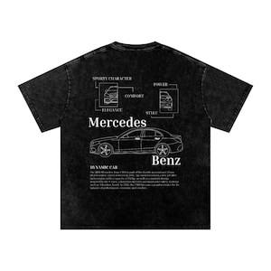 Custom Car Oversize T-Shirt with Tapstitch, Personalized Design for Car Enthusiasts, Full-Back Print, Unique Art, Gift for Car Lovers