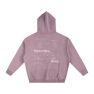 Custom Car Hoodie/Colored with Tapstitch, Personalized Design for Car Enthusiasts, Full-Back Print, Unique Vehicle Art, Gift for Car Lovers