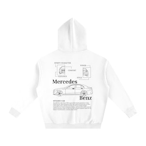 Custom Car Hoodie with Tapstitch, Personalized Design for Car Enthusiasts, Full-Back Print, Unique Vehicle Art, Gift for Car Lovers, Gift fo